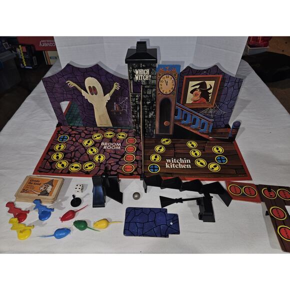 Vintage Which Witch? Board Game 1970 Milton Bradley 4012 - Picture 3 of 5